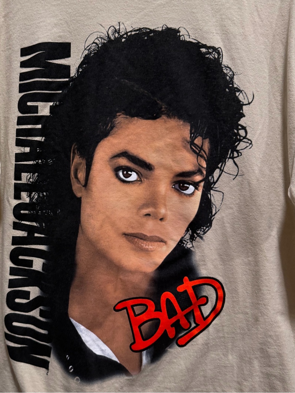 Michael Jackson BAD Graphic Tee Shirt MJ Officially Licensed Merchandise 2026 XL